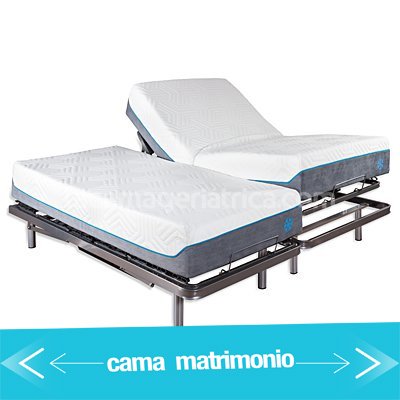 cama articulada con somier medicalcare