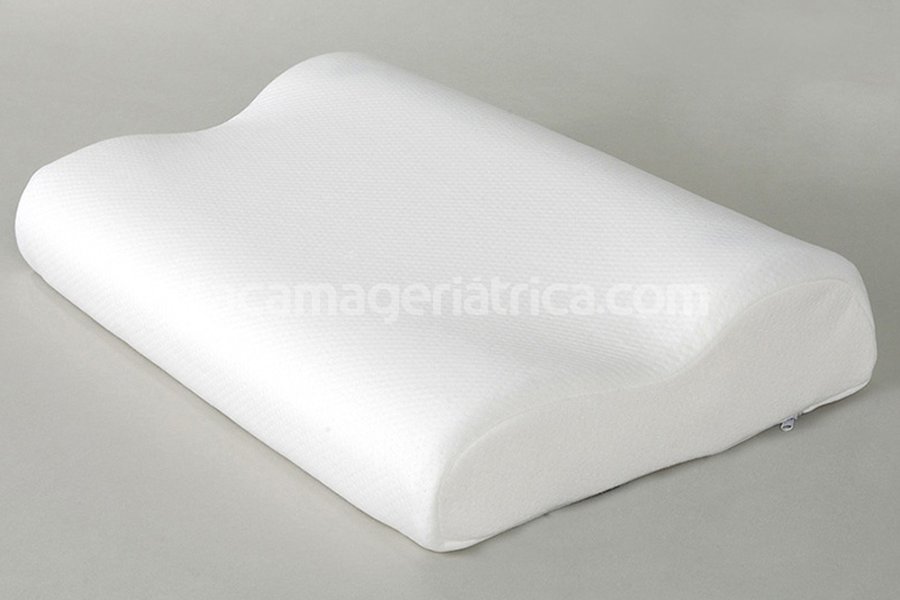 Almohada viscoelástica con gran adaptabilidad a las formas del cuello,  fabricada en España y directa de fábrica, sin intermediar Medida almohada 70