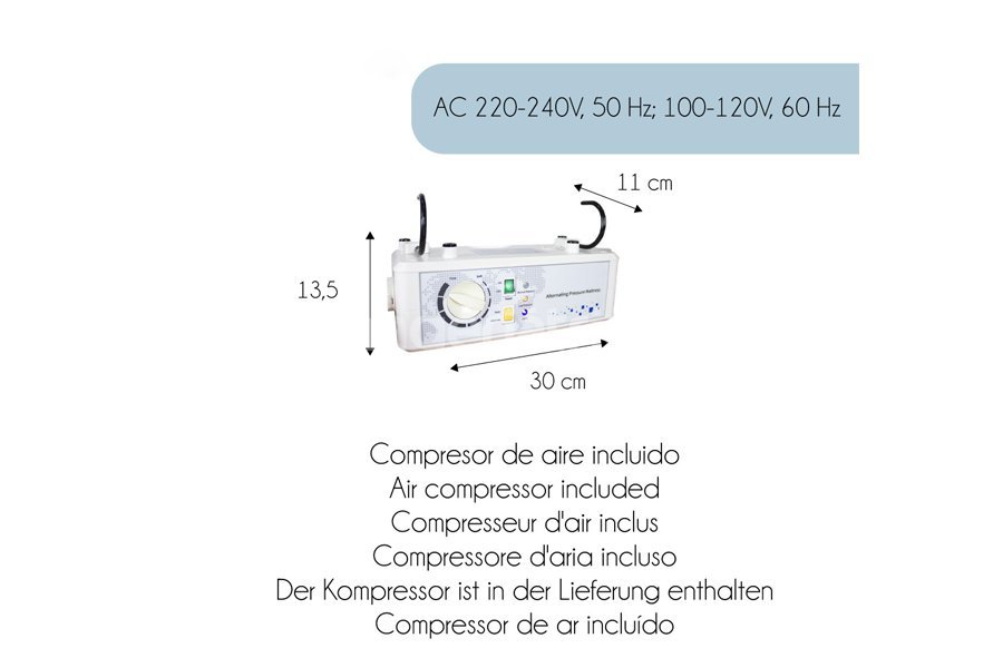 Colchón antiescaras con alternancias de celdas. - GeriayudaGeriayuda