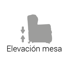 Sillon con elevacion de mesa