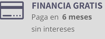 financiacion gratis, hasta 6 meses sin intereses