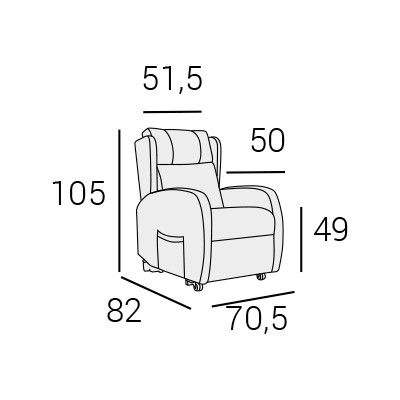 Reclinacion sillon 2 motores