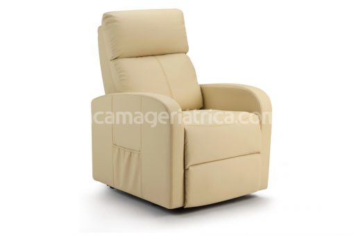 sillon masajeador beige